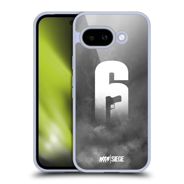 Tom Clancy's Rainbow Six Siege Logo Art Smoke Soft Gel Case for Google Pixel 9A