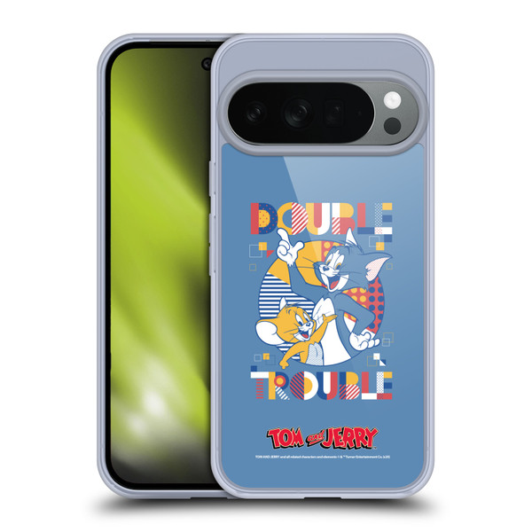 Tom and Jerry Color Blocks Double Trouble Soft Gel Case for Google Pixel 10