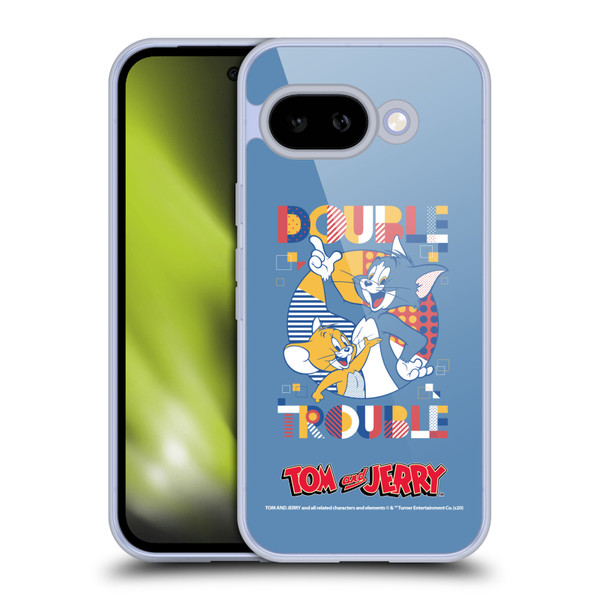 Tom and Jerry Color Blocks Double Trouble Soft Gel Case for Google Pixel 9A