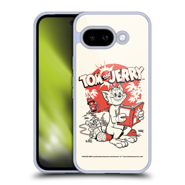 Tom and Jerry Illustration Fireworks Prank Soft Gel Case for Google Pixel 9A