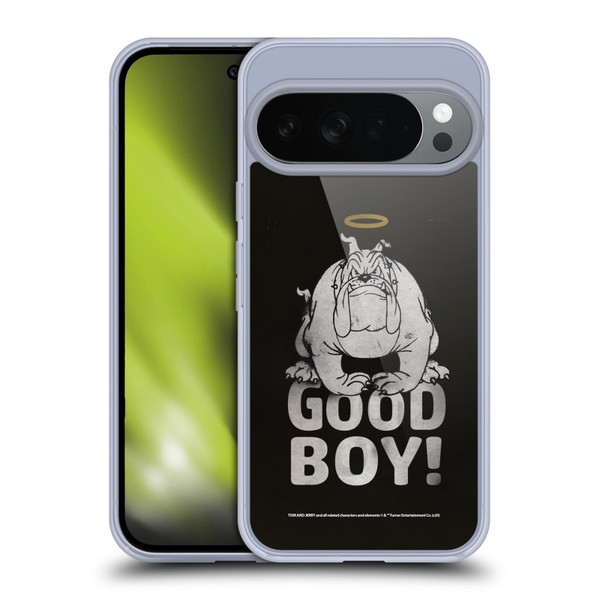 Tom and Jerry Typography Art Good Boy Soft Gel Case for Google Pixel 10