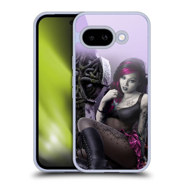 Tom Wood Fantasy Goth Girl Vampire Soft Gel Case for Google Pixel 9A