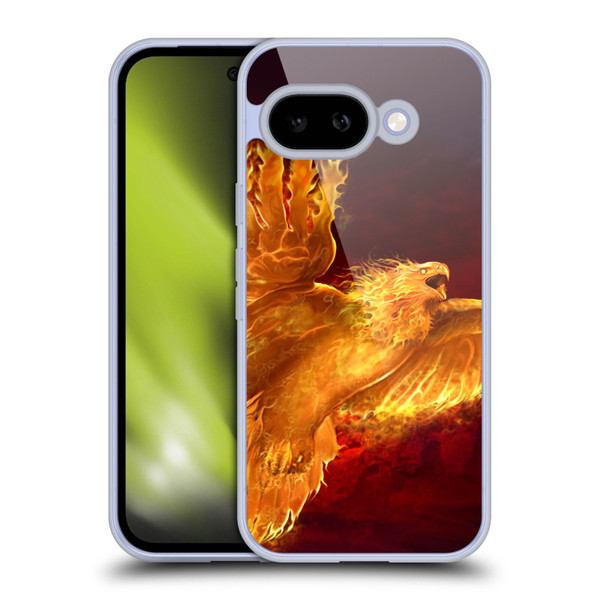Tom Wood Fire Creatures Phoenix Soft Gel Case for Google Pixel 9A