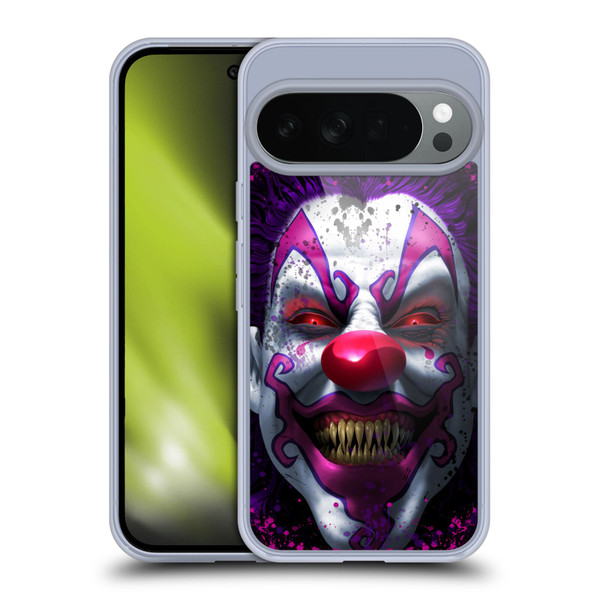 Tom Wood Horror Keep Smiling Clown Soft Gel Case for Google Pixel 10
