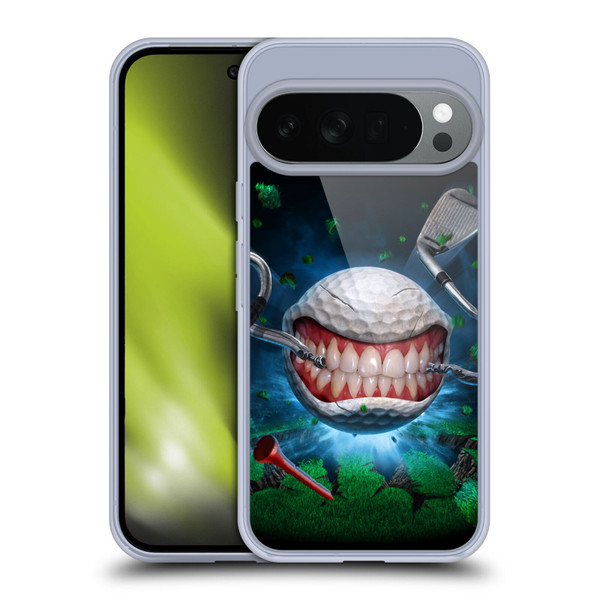 Tom Wood Monsters Golf Ball Soft Gel Case for Google Pixel 10