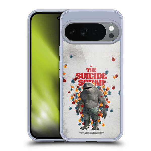 The Suicide Squad 2021 Character Poster King Shark Soft Gel Case for Google Pixel 10