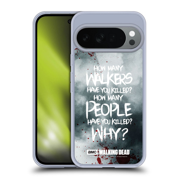 AMC The Walking Dead Quotes Rick Questions Soft Gel Case for Google Pixel 10
