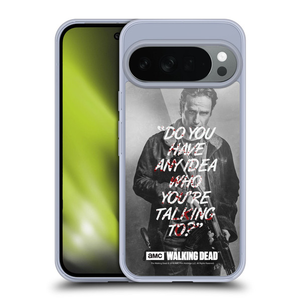AMC The Walking Dead Quotes Rick Talk Soft Gel Case for Google Pixel 10