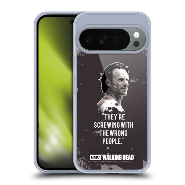 AMC The Walking Dead Quotes Rick Trap Soft Gel Case for Google Pixel 10