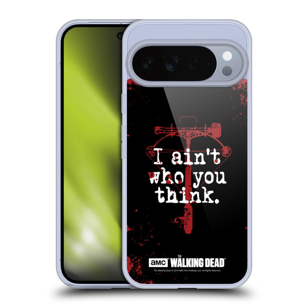 AMC The Walking Dead Quotes Daryl Think Soft Gel Case for Google Pixel 10 Pro XL