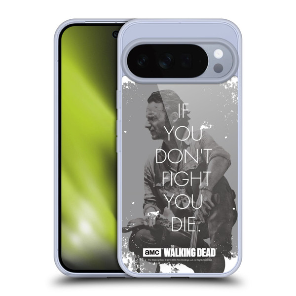 AMC The Walking Dead Quotes Rick Fight Soft Gel Case for Google Pixel 10 Pro XL
