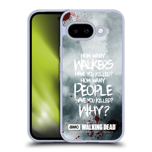 AMC The Walking Dead Quotes Rick Questions Soft Gel Case for Google Pixel 9A
