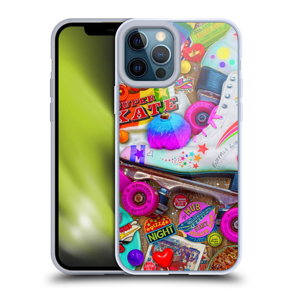 Aimee Stewart Colourful Sweets Skate Night Soft Gel Case for Apple iPhone 12 Pro Max