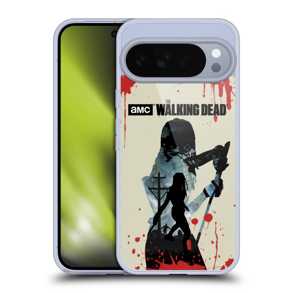 AMC The Walking Dead Silhouettes Michonne Soft Gel Case for Google Pixel 10 Pro XL