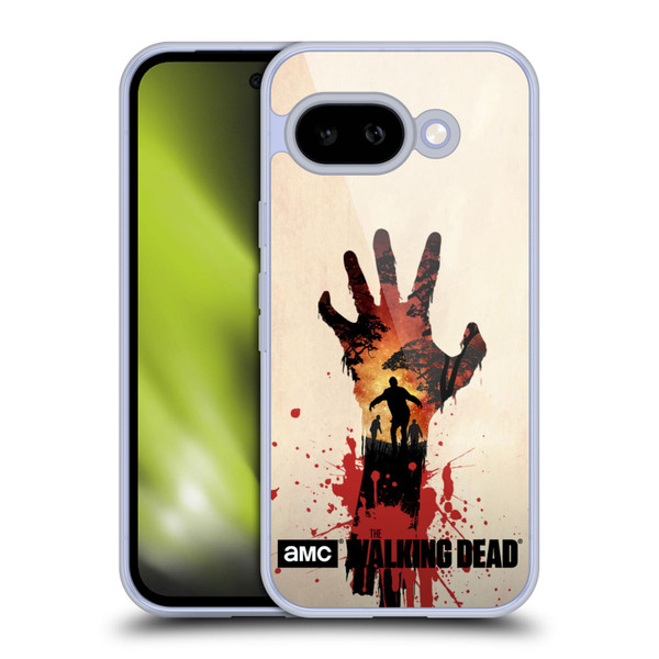 AMC The Walking Dead Silhouettes Walker Hand Soft Gel Case for Google Pixel 9A
