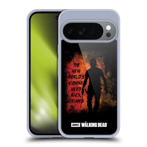 AMC The Walking Dead Typography Gonna Need Rick Soft Gel Case for Google Pixel 10