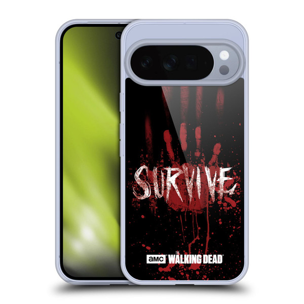 AMC The Walking Dead Typography Survive Hand Soft Gel Case for Google Pixel 10 Pro XL