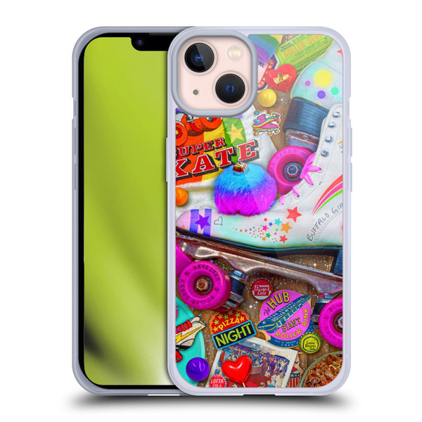 Aimee Stewart Colourful Sweets Skate Night Soft Gel Case for Apple iPhone 13
