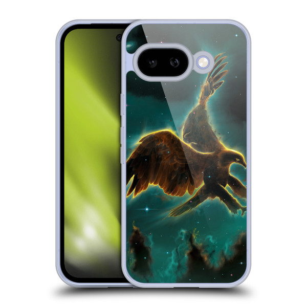 Vincent Hie Animals Eagle Galaxy Soft Gel Case for Google Pixel 9A