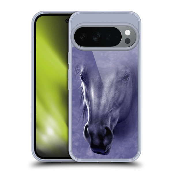 Vincent Hie Big Face Animals Horse Soft Gel Case for Google Pixel 10