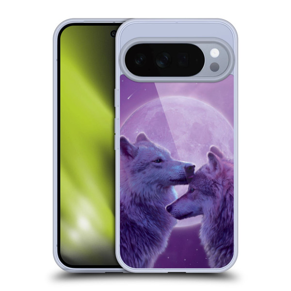 Vincent Hie Canidae Loving Wolves Soft Gel Case for Google Pixel 10 Pro XL