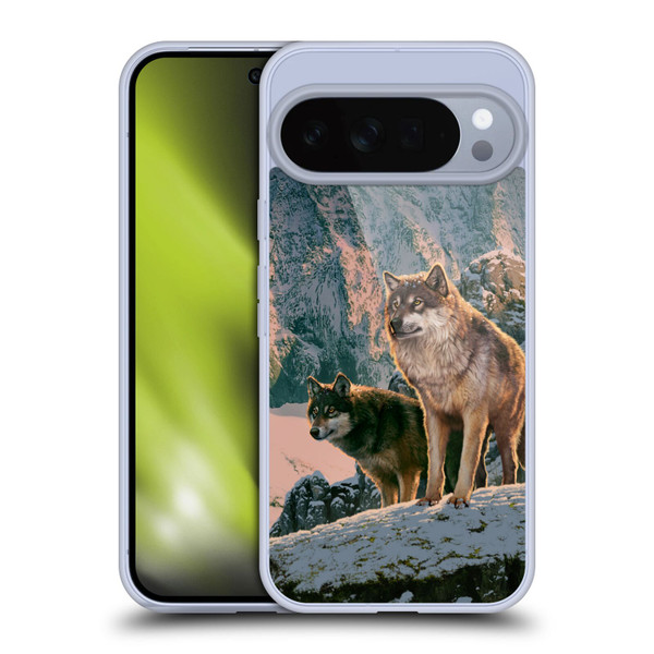 Vincent Hie Canidae Wolf Couple Soft Gel Case for Google Pixel 10 Pro XL