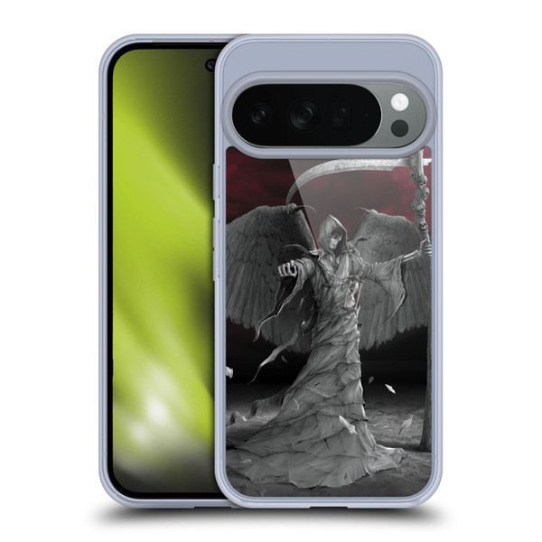Vincent Hie Skulls Time Is Up Soft Gel Case for Google Pixel 10