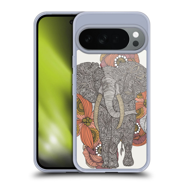 Valentina Animals And Floral Elephant Soft Gel Case for Google Pixel 10