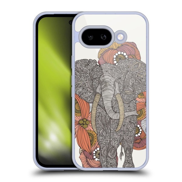 Valentina Animals And Floral Elephant Soft Gel Case for Google Pixel 9A