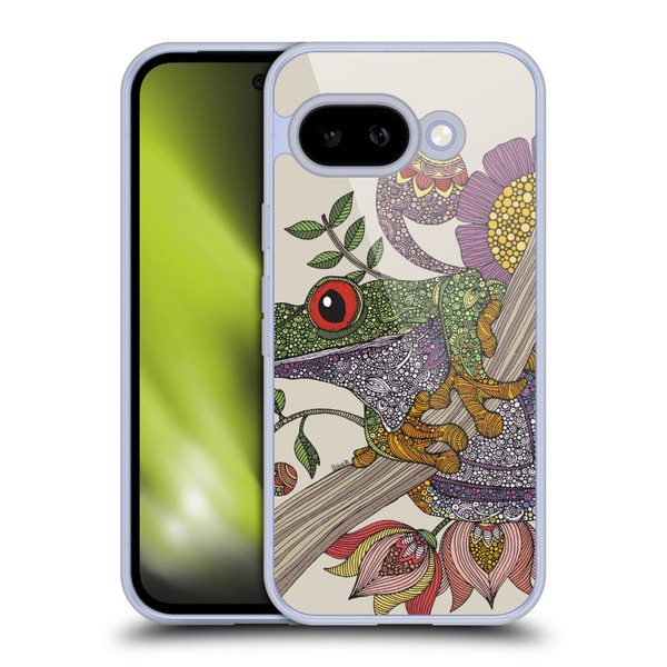 Valentina Animals And Floral Frog Soft Gel Case for Google Pixel 9A