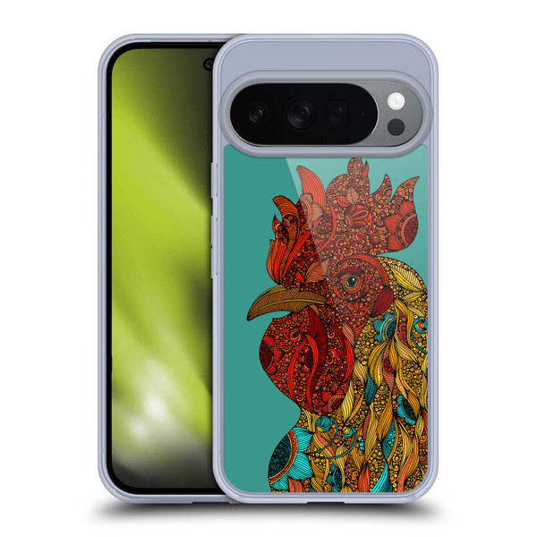 Valentina Birds Rooster Soft Gel Case for Google Pixel 10