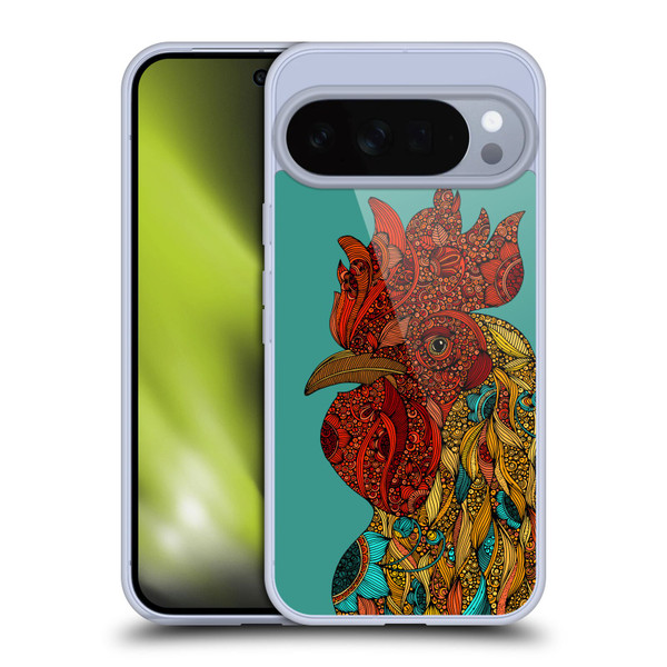 Valentina Birds Rooster Soft Gel Case for Google Pixel 10 Pro XL