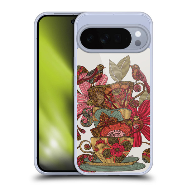 Valentina Birds Teacups Soft Gel Case for Google Pixel 10 Pro XL