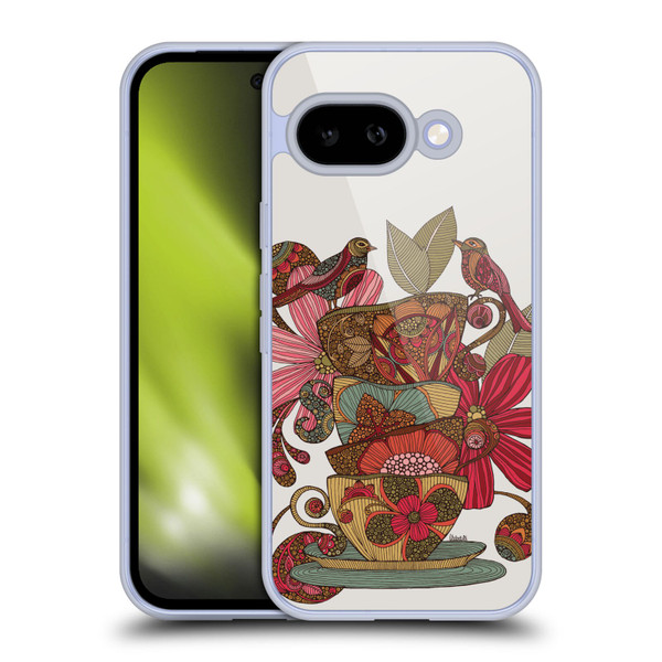 Valentina Birds Teacups Soft Gel Case for Google Pixel 9A