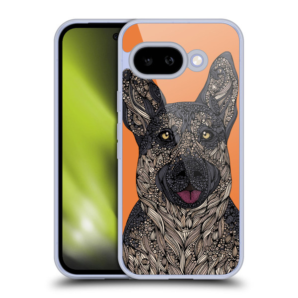 Valentina Dogs German Shepherd Soft Gel Case for Google Pixel 9A