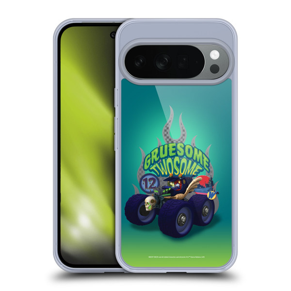 Wacky Races 2016 Graphics Gruesome Twosome Soft Gel Case for Google Pixel 10