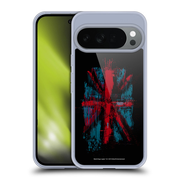 Watch Dogs Legion Key Art Flag Glitch Soft Gel Case for Google Pixel 10