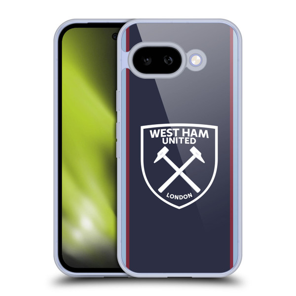West Ham United FC 2021/22 Crest Kit Third Soft Gel Case for Google Pixel 9A