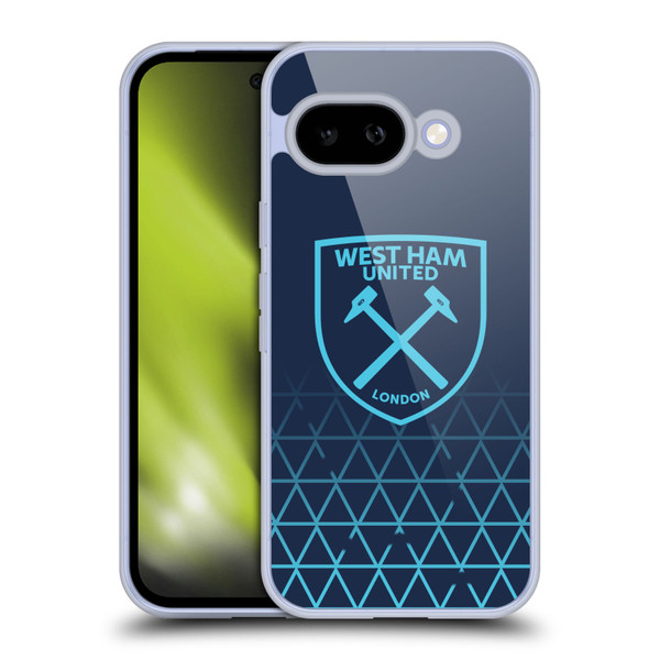 West Ham United FC 2023/24 Crest Kit Third Soft Gel Case for Google Pixel 9A