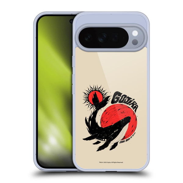 Gojira Graphics Whale Sun Moon Soft Gel Case for Google Pixel 10 Pro XL