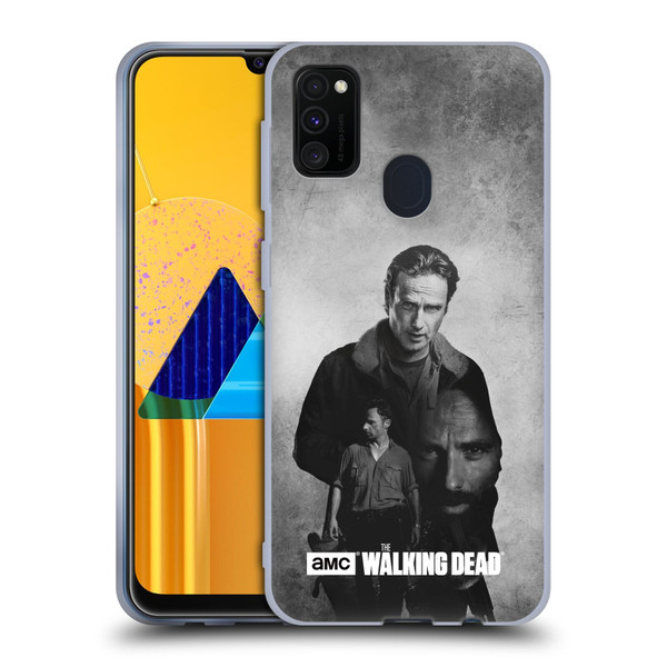 AMC The Walking Dead Double Exposure Rick Soft Gel Case for Samsung Galaxy M30s (2019)/M21 (2020)