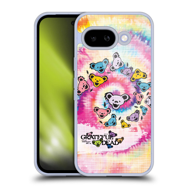 Grateful Dead Graphics Bear Tie Dye Soft Gel Case for Google Pixel 9A
