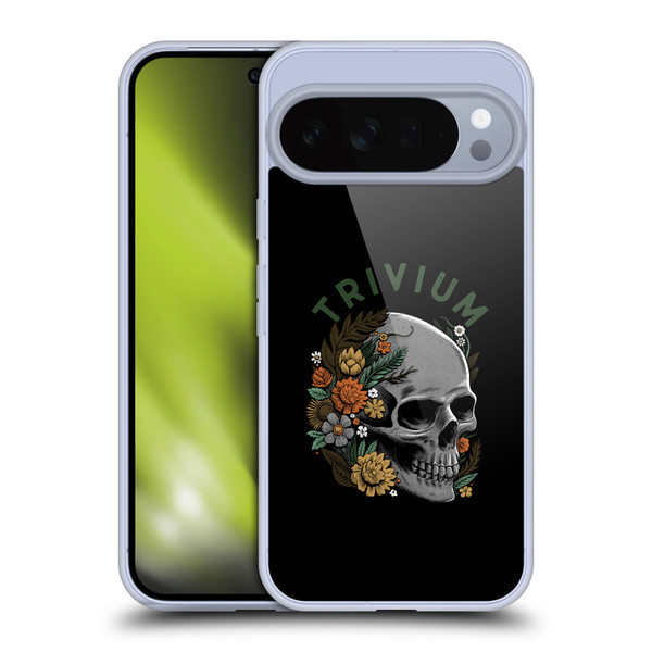 Trivium Graphics Skelly Flower Soft Gel Case for Google Pixel 10 Pro XL
