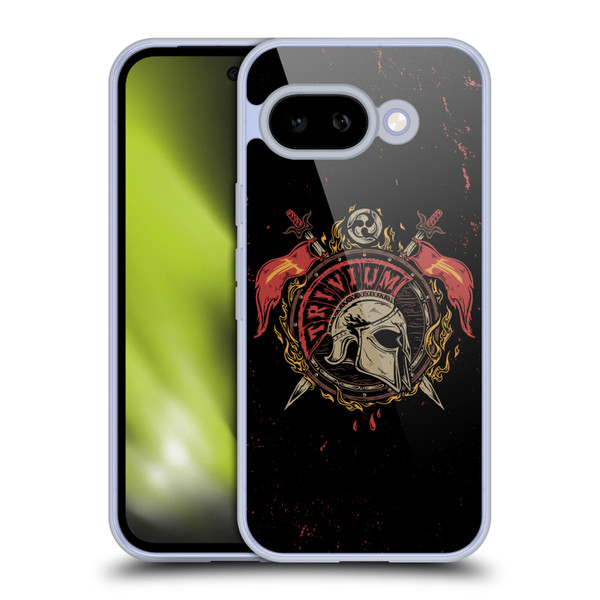 Trivium Graphics Knight Helmet Soft Gel Case for Google Pixel 9A