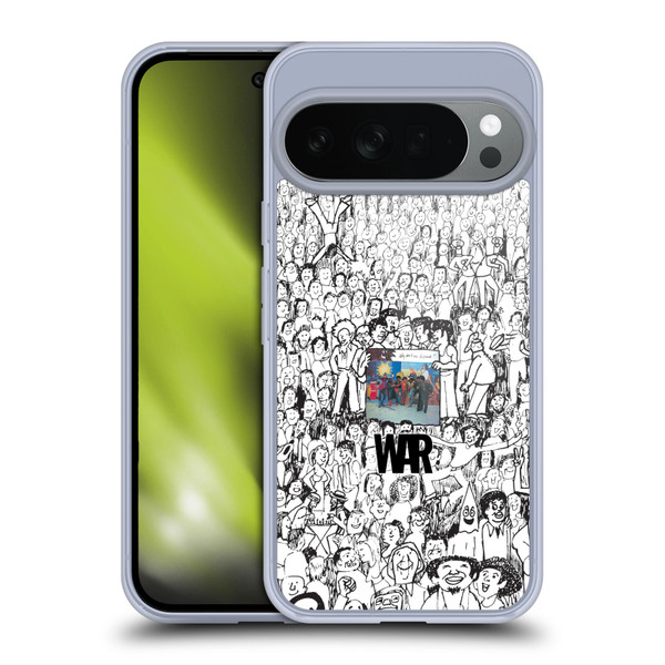 War Graphics Friends Doodle Art Soft Gel Case for Google Pixel 10