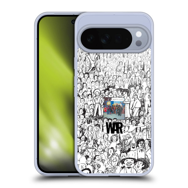 War Graphics Friends Doodle Art Soft Gel Case for Google Pixel 10 Pro XL