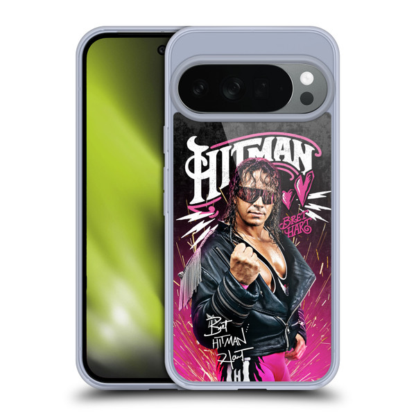 WWE Bret Hart Hitman Graphics Soft Gel Case for Google Pixel 10