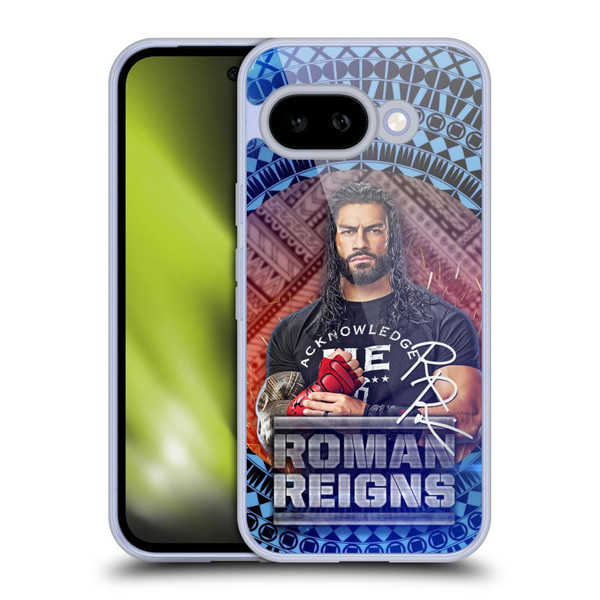 WWE Roman Reigns Tribal Pattern Soft Gel Case for Google Pixel 9A