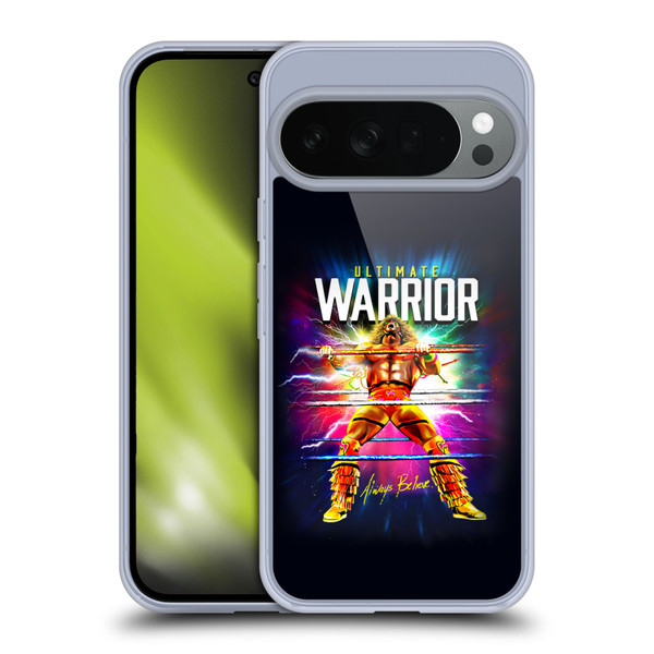 WWE The Ultimate Warrior Retro Blast Soft Gel Case for Google Pixel 10