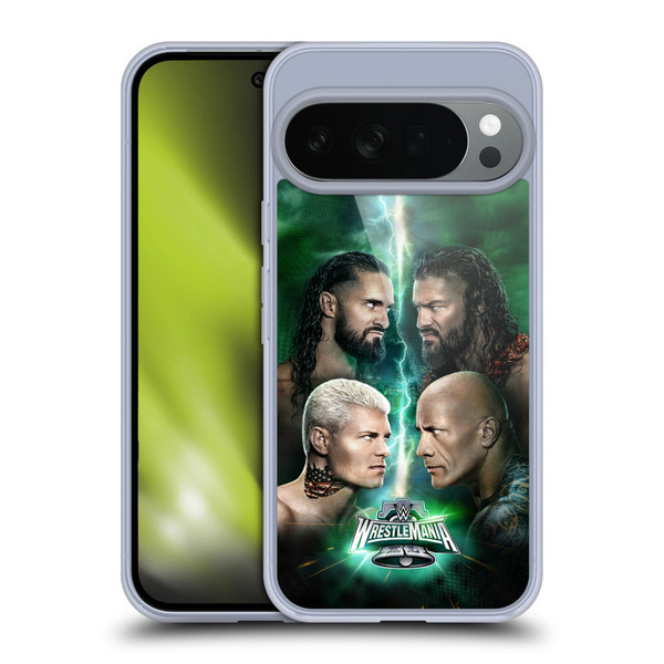 WWE Wrestlemania 40 Key Art Poster Soft Gel Case for Google Pixel 10